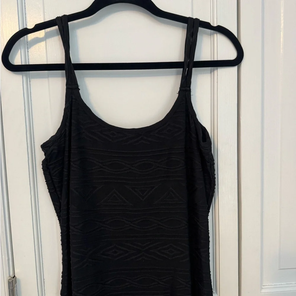SHAPEFX Fitted Black Long ribbed‎ dress,Simple, Shaping & Stunning. Size 8 NEW - Picture 15 of 16